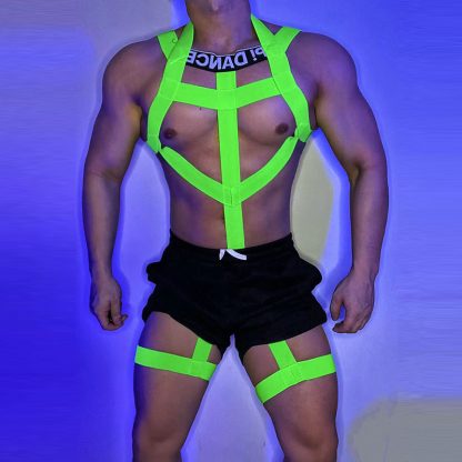 Adjustable Body Harness for Men - Erotic Fashion Accessory - Image 2