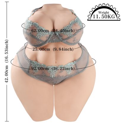 Big Butt Dual-Channel Realistic Torso with Breasts & Vagina - Image 7
