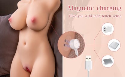 5-Mode Dual-Channel Vibrating – Realistic Silicone Breasts & Vagina - Image 4