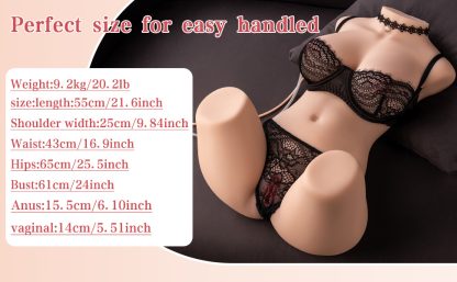 5-Mode Dual-Channel Vibrating – Realistic Silicone Breasts & Vagina - Image 7